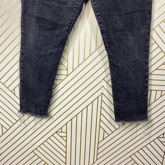 LEVIS Wedgie Skinny Jeans in‎ Black Gray Denim High Rise Size US 32 - Picture 6 of 12